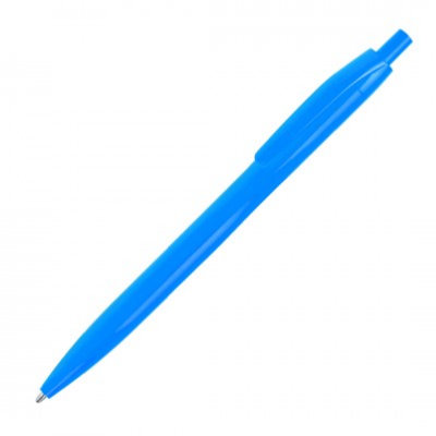 Ручка шариковая "Колор" пластик, голубая