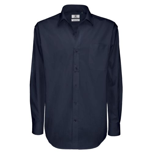 Рубашка мужская с длинным рукавом Sharp LSL/men, темно-синий