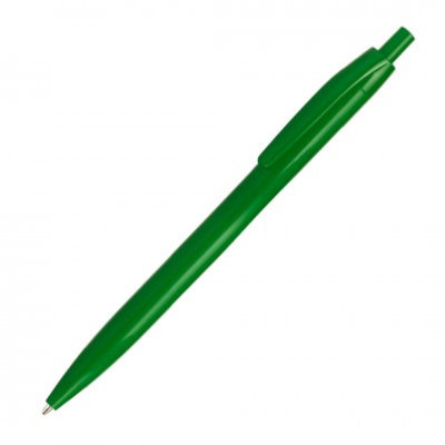 Ручка шариковая "Колор" пластик, зеленая