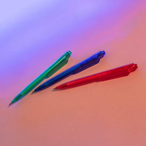 Ручка шариковая N16, RPET пластик (красный)