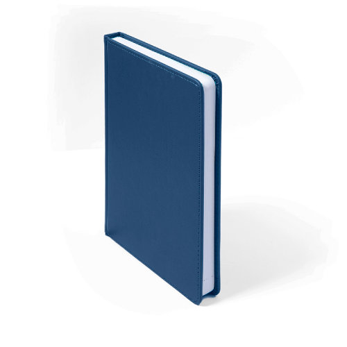 Ежедневник недатированный Campbell, формат А5,  в линейку (темно-синий)