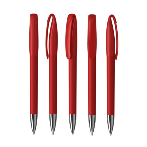 Ручка шариковая BOA SOFTTOUCH M, покрытие soft touch, красный