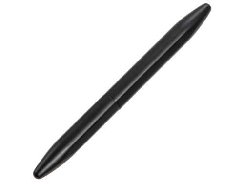 Металлическая ручка-роллер Bullet с серебристым зеркальным слоем, матовый черный