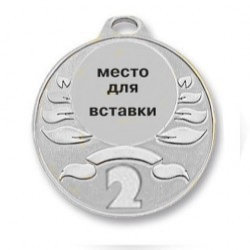 Медаль, 50 мм  серебро
