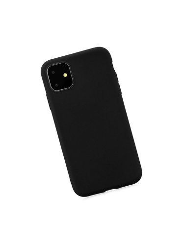 Чехол для iPhone 11 Pro Max soft-touch пластиковый, черный