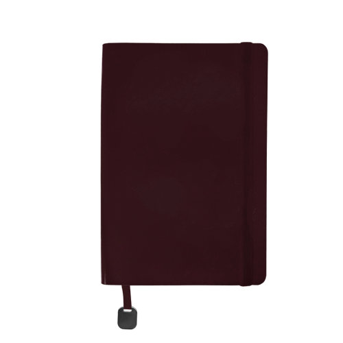 Ежедневник недатированный Boomer, А5,  темно-коричневый, кремовый блок, без обреза (темно-коричневый)