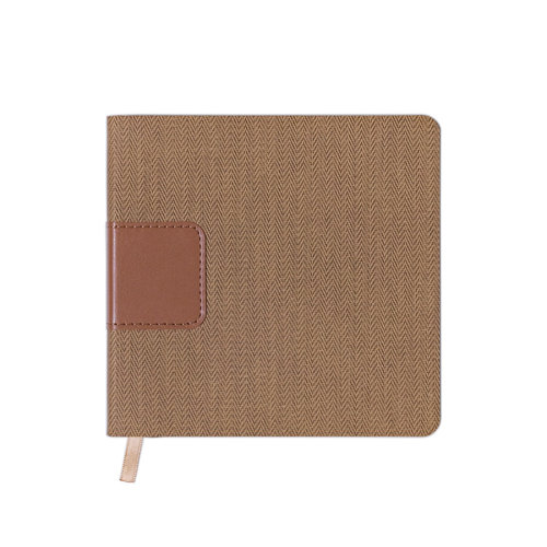 Ежедневник недатированный Scotty, А5-,  светло-коричневый, кремовый блок, без обреза (коричневый)