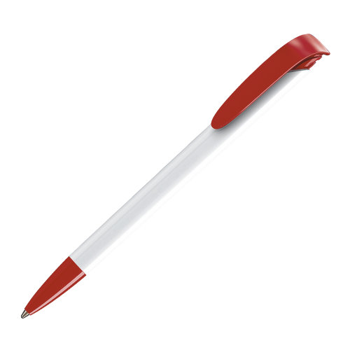 Ручка шариковая JONA, белый с красным