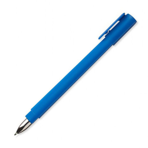 Ручка шариковая, трехгранная, синяя
