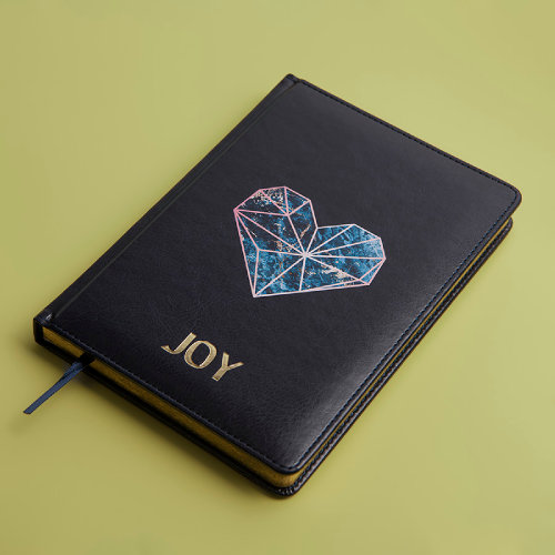 Ежедневник недатированный Joy, формат А5, в линейку (темно-синий)
