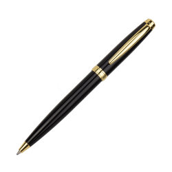 Шариковая ручка Lyon, черная/золото