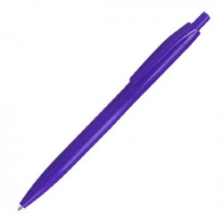 Ручка шариковая "Колор" пластик, фиолетовая