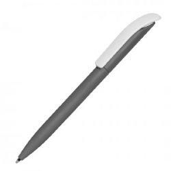 Ручка шариковая 14х1см, пластик, серый