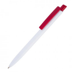 Ручка шариковая 14x1см, пластик, красный
