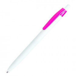 Ручка шариковая 13,9x1см, пластик, розовый