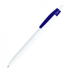 Ручка шариковая 13,9x1см, пластик, темно-синий