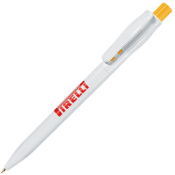 DUO, ручка шариковая (желтый, белый)