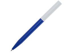 Шариковая ручка Unix из переработанной пластмассы, синие чернила - Ярко-синий