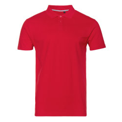 Рубашка поло унисекс хлопок 100%, 185, 04B, красный
