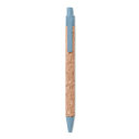 Ручка шариковая пробковая (синий)