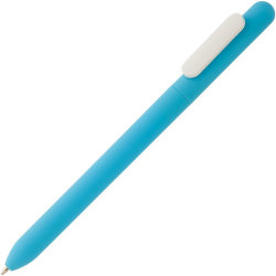 Ручка шариковая Soft Touch голубой, белый