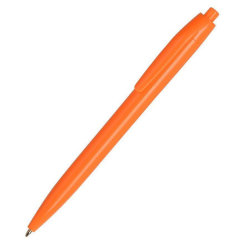 Ручка шариковая, оранжевая, пластик