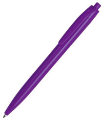 Ручка шариковая, фиолетовая, пластик