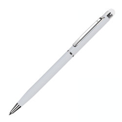 Ручка шариковая со стилусом, белый