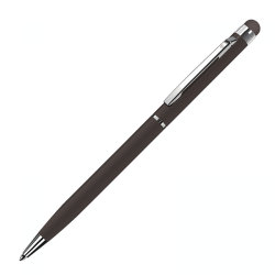 Ручка шариковая со стилусом, черная черный