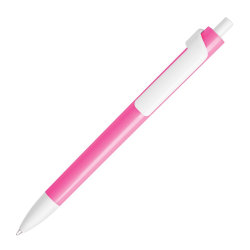 Ручка шариковая FORTE NEON белый/розовый