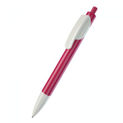 Ручка шариковая TRIS белый/розовый