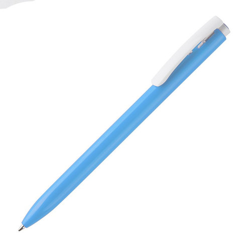 Ручка шариковая ELLE, пластик, голубой/белый