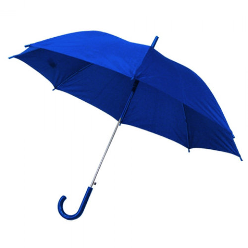 Зонт-трость 103см с пластиковой ручкой, синий