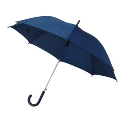 Зонт-трость 103см с пластиковой ручкой, темно-синий