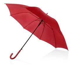 Зонт-трость d100 х 84,5 см, полиэстер, металл, пластик, красный