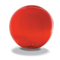 Надувной пляжный мяч 28см красный