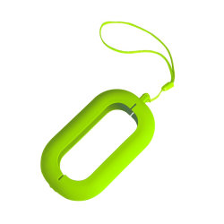 Обложка со шнурком для зарядного устройства, силикон, светло-зеленый