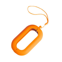 Обложка со шнурком для зарядного устройства, силикон, оранжевый