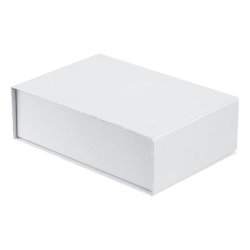Коробка , переплетный картон, 23х15,4х7,2 см, белая