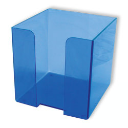 Куб для бумаги, синий, 10х10см