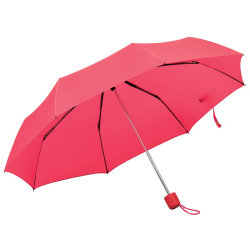 Зонт складной 24см, красный, купол 95см