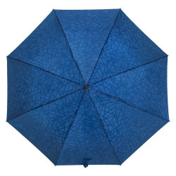 Зонт складной с проявляющимся узором, 102см cиний