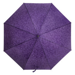 Зонт складной с проявляющимся узором, 102см фиолетовый