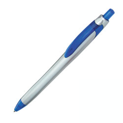 Ручка шариковая БРИЗ СИЛЬВЕР синий (273С)