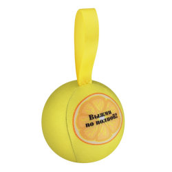 Антистресс-шарик с пожеланием, желтый