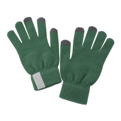 Сенсорные перчатки Scroll, акрил, зеленые