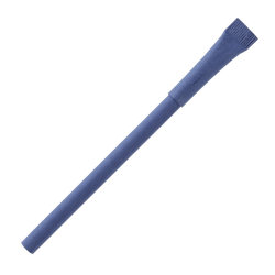 Ручка шариковая с колпачком, бумага, синяя