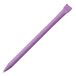 Ручка шариковая из цветного картона, фиолетовая
