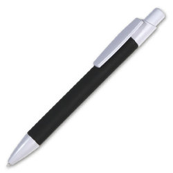 Ручка шариковая, черный, картон/пластик