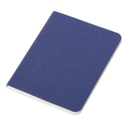 Блокнот A6 из переработанного картона, 9,3 х 12,5 х 0,4 см,  синий